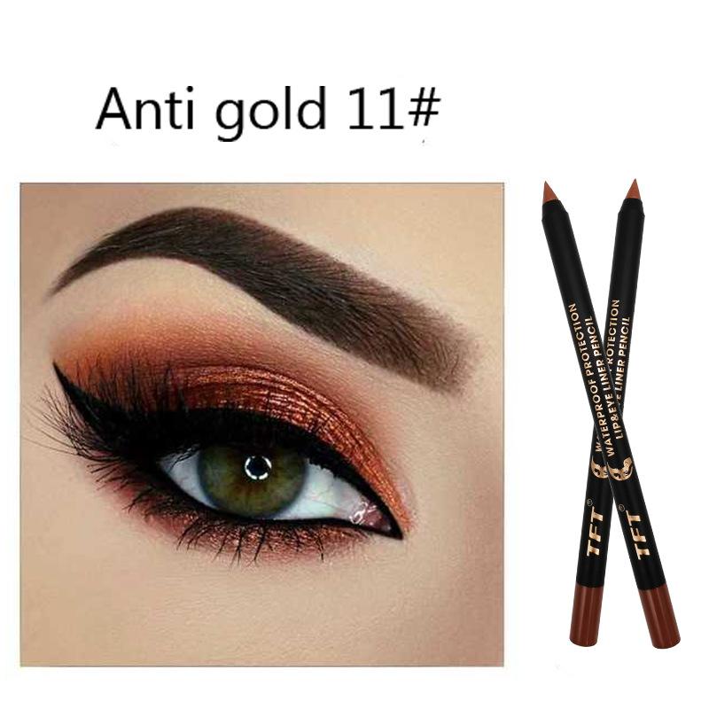 15 Renk Eyeliner Kalem Renkli Pigment Su Geçirmez Mavi Siyah Beyaz Renk Jel Eyeliner makyaj kalemi Göz Güzellik Kozmetik