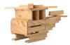 Wooden Blocks CitiBlocs Natural Color Set 50 Pieces