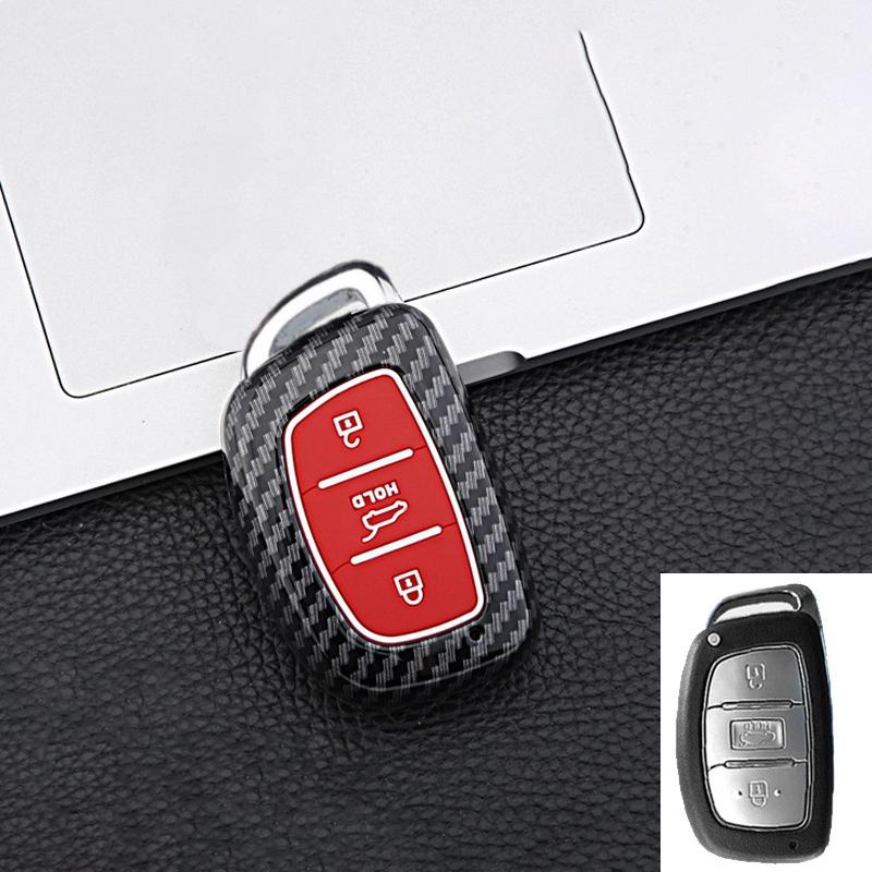 3 4 Button Abs Car Smart Key Case Cover For Hyundai Tucson Santa Fe Rena Sonata Elantra Creta Ix35 Ix45 I10 I30 I40 Accessories