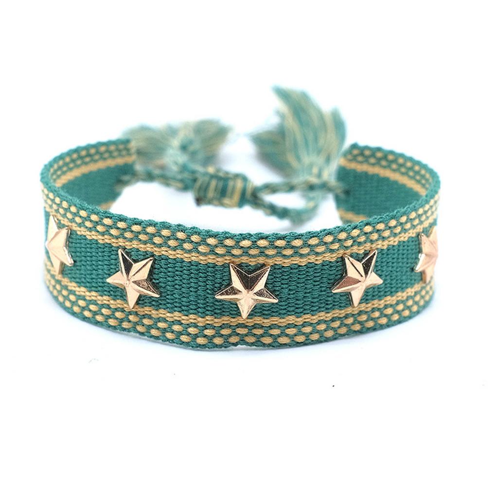 Handmade Wrist Strap Woven Tassel Wristband Adjustable Bracelets Hand Jewellery