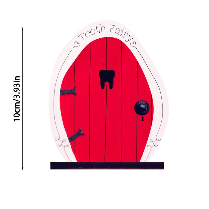 Wooden Elf Fairy Door Ornament for Garden Decor