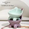 Elevated Non-slip Ceramic Bowl for Cats and Dogs - Prevents Spills, Protects Necks, Cute Design