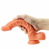 Soft Elbow Double Layer Liquid Silicone Penis Large Simulation Female Masturbation Device Manual Adult Sex Products
