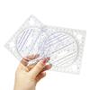Multifunction Rotatable Drawing Template Art Design Construction Architect Stereo Geometry Circle Drafting Measuring Scale Ruler