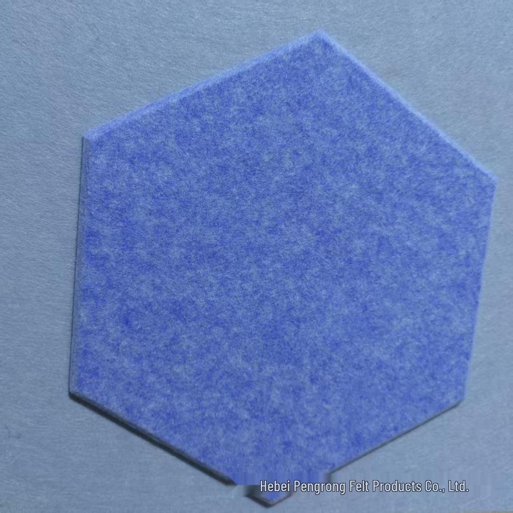 Hexagonal Polyester Fiber Sound-Absorbing Panel for Indoor Wall Soundproofing In Music Rooms and Studios