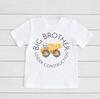 Grote Broer T-shirt, Grote Broer Under Construction T-shirt, Gepromoveerd tot Grote Broer, Zwangerschapsaankondiging, Ik Word Grote Broer