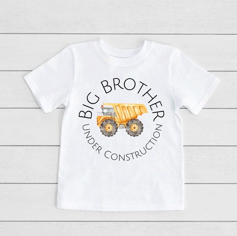 Big brother t-shirt, Big Brother Under Construction T-Shirt, Promoted To Big Brother, Pregnancy announcet, I m Going To Be A Big Brother 130