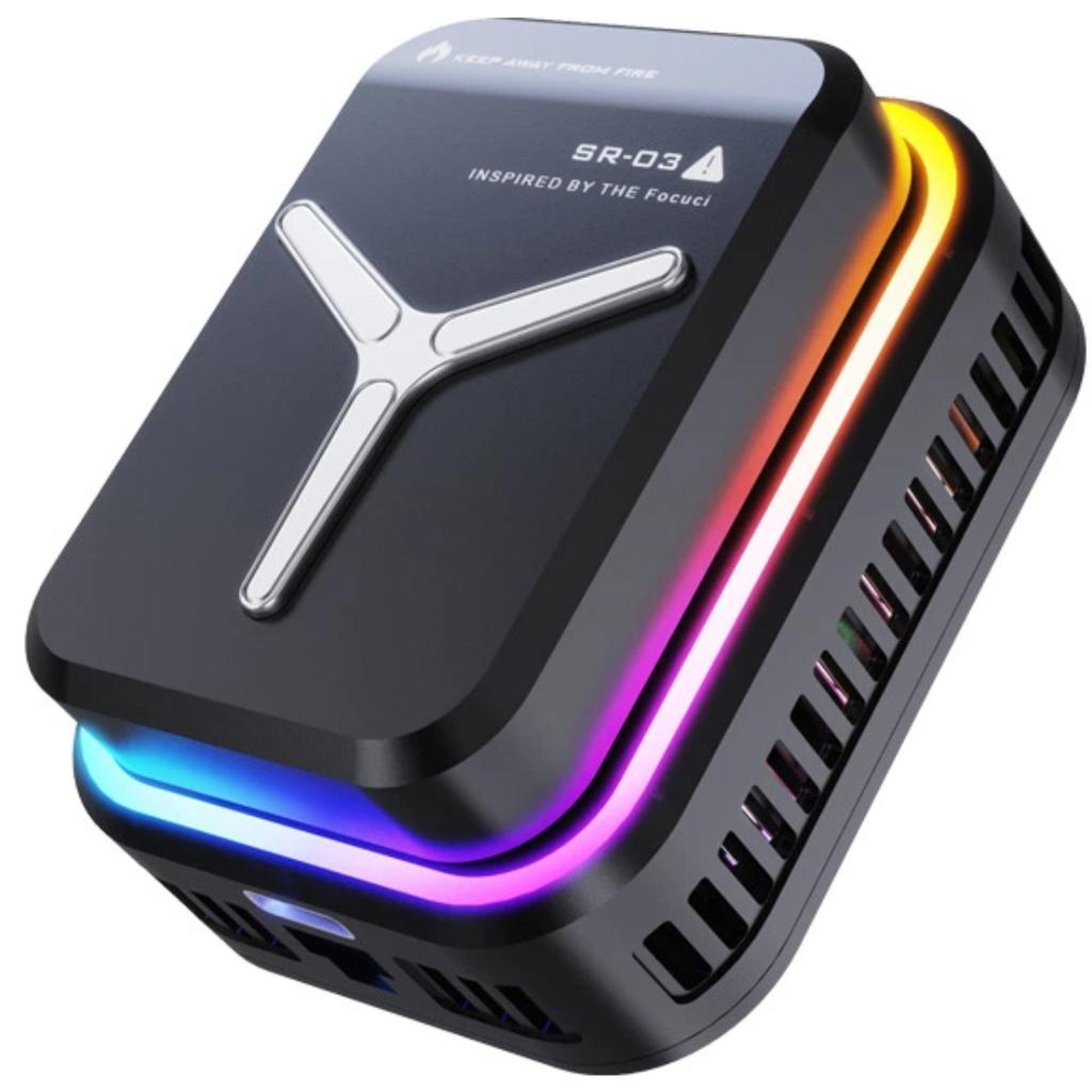 Mini Magnetic Semiconductor Cooler, Detachable Magnetic Cooling Fan for Tablet & Phone, Advanced Overclocking Cooling Case
