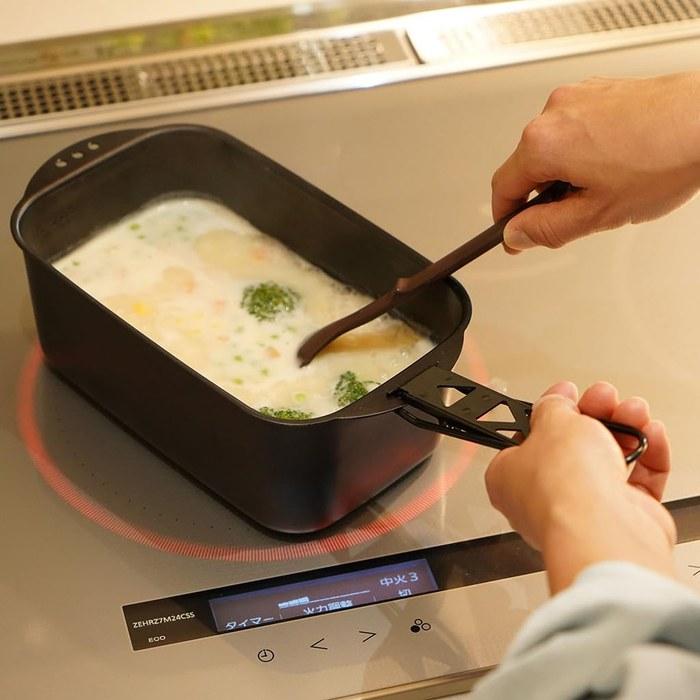 Belmont Pot BM-409 Dish Pan Deep, Made in Japan, Tsubame Sanjo, 24cm x 13cm x 8cm