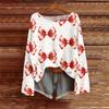 Long Sleeve Shirts For Women Printed Tees Blouses Casual Plus Size Basic Tops Pullover Casual Tunic Top Loose FitShirt