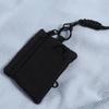 Casual Oxford Cloth Mini Wallet Zipper Small Card Holder Portable Hanging Neck Coin Purse  Sports