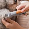 LED Light Pet Nail Clippers - Great for Trimming Cat and Dog Nails and Claws, 5x Magnification, Can Be Used as Nail Clippers, Qu