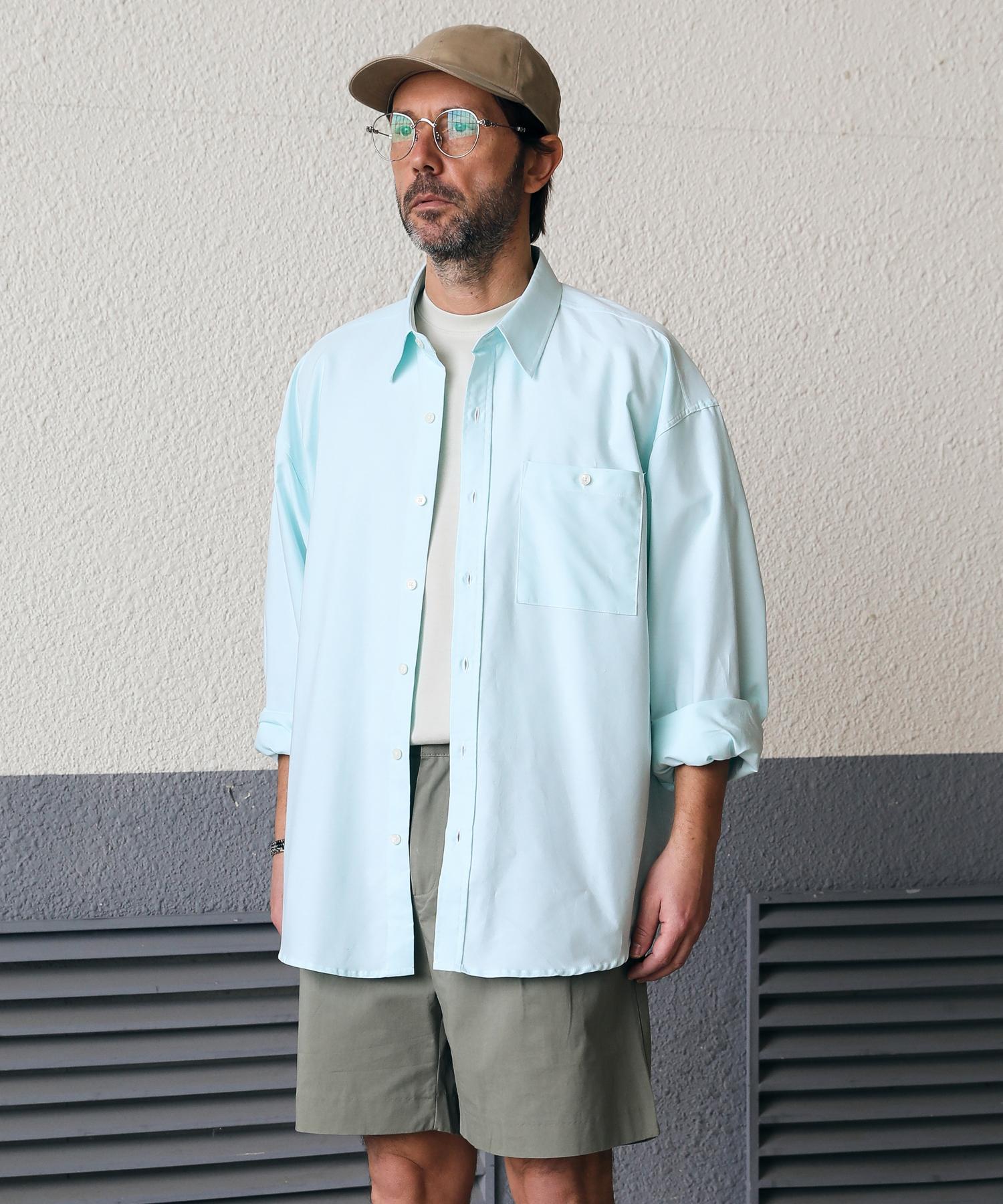 Iesn Classic Oversized Oxford Shirt Mint L