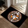 Cleveland Browns A rug suitable for office chair areas living rooms and computer desks perfect for home offices and an ideal holiday gift