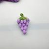 Fashionable Handmade Keychain Accessory Wool Crochted Fruit Pendant Accessories Stylish Women Girls Bag Decoration