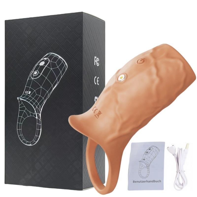 Vibrating Cock Ring with Couples Resonance - Erection Enhancer & Delay Ring for Men, Remote Control Couples Vibrator, Pleasure Ring for Him