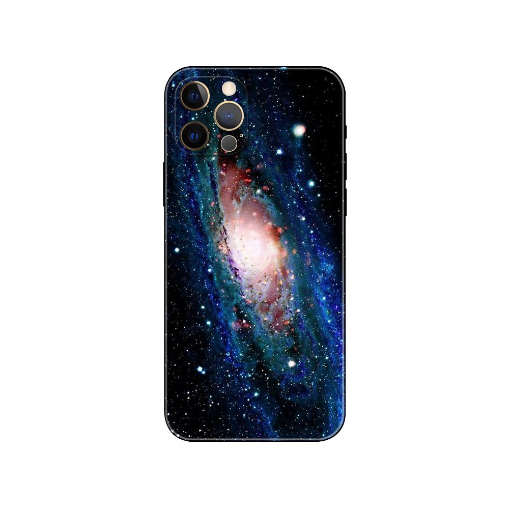 

Чехол для телефона Interstellar Purple Space Star для iPhone 5s 2020se 6s 7 8 plus x 10 XR XS 11 12 13 mini pro MAX, черная задняя крышка из ТПУ iphone 5 5S SE 2016