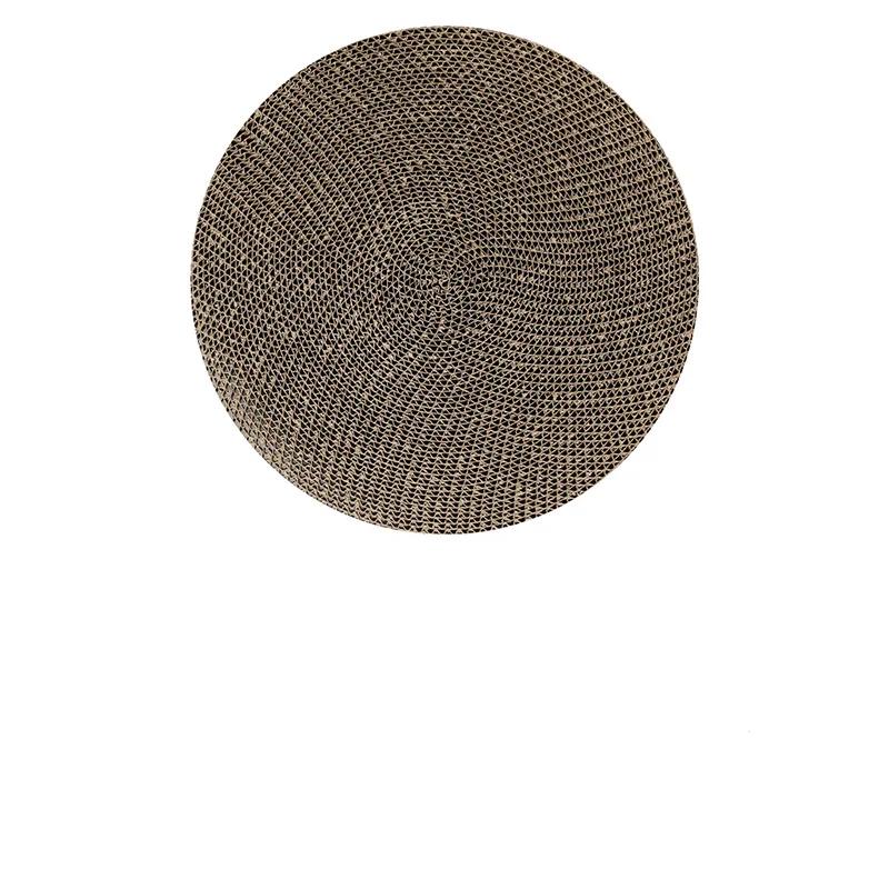 

Круглая гофрированная бумажная доска для кошек для сна, шлифовальная доска для кошек, сменный внутренний стержень, скребки для кошек S