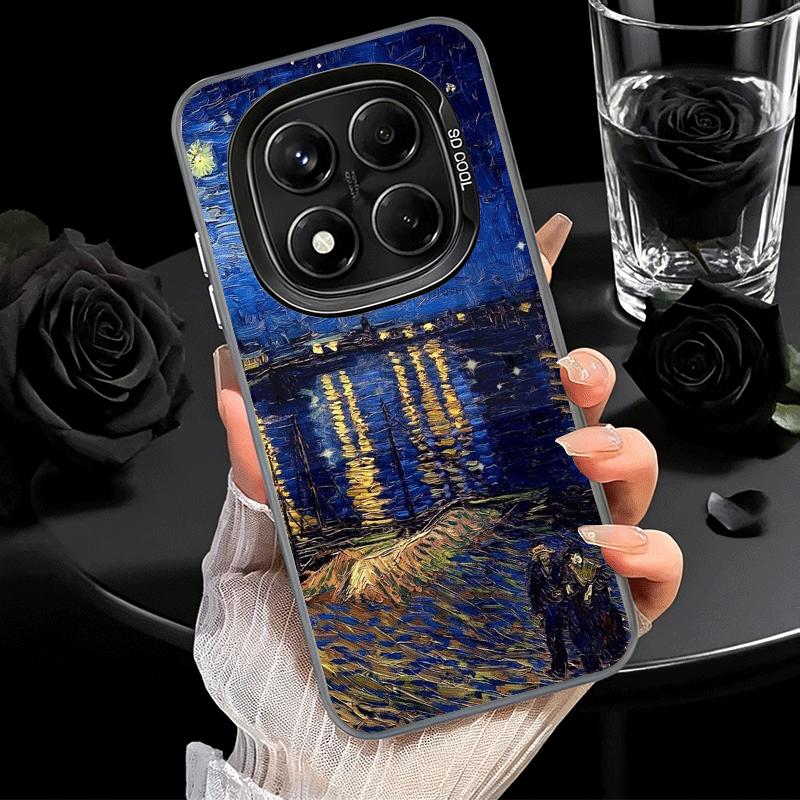 Van Gogh Oil Painting Aesthetics Shockproof Phone Case for Xiaomi Redmi Note 15 14 13 12 Pro Plus 11 11S 11T 5G Cover Anti Fall