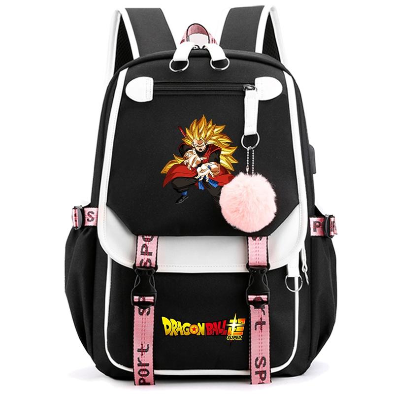 Anime Dragon Ball Bag Large Capacity Backpack for Women Anti Theft Travel Bag Back To Schoolbag for Teenager Girl Laptop Bag Women Travel Bag Mochila