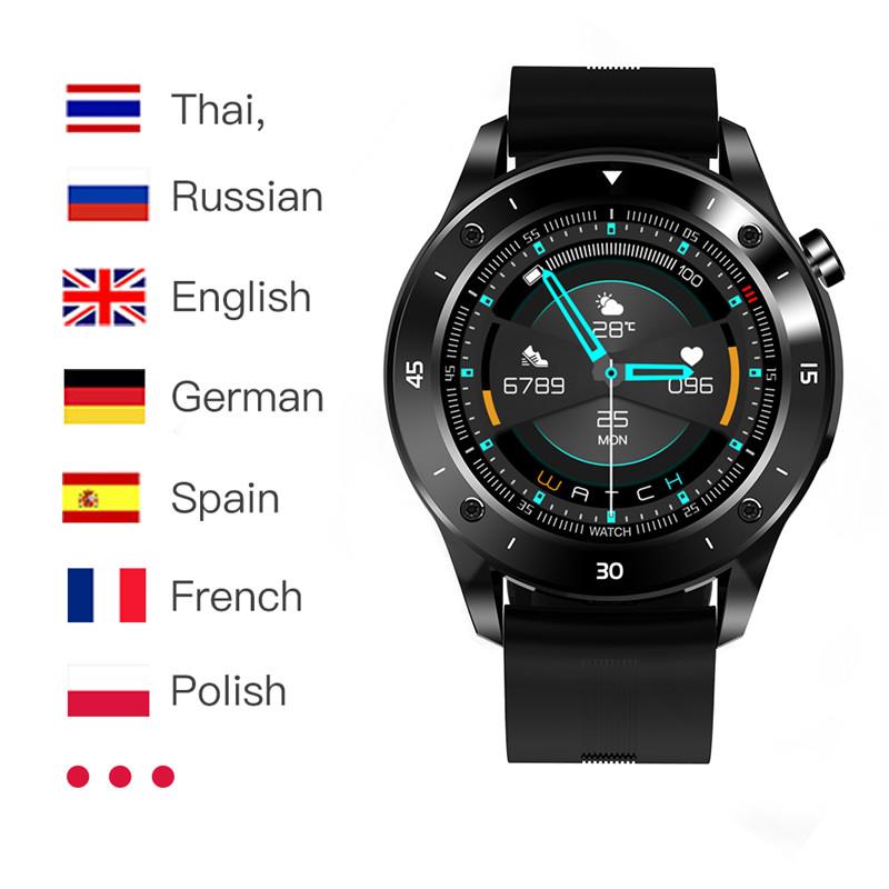 Reloj inteligente F22 para hombre, completamente táctil, Smartwatch para  Fitness, Monitor de ritmo cardíaco de presión arterial, IP67, resistente al  agua, reloj inteligente para mujer - AliExpress Productos electrónicos