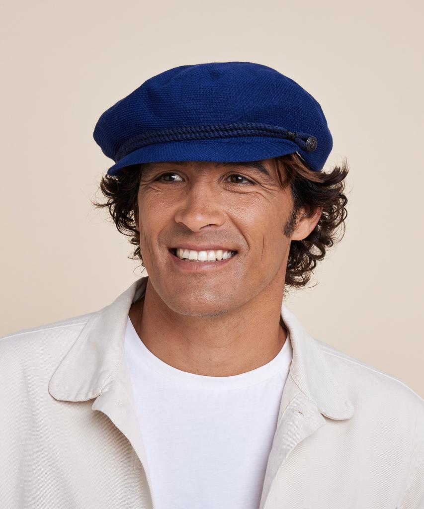 Loleleu Cotton Beret Arnaga Bleu