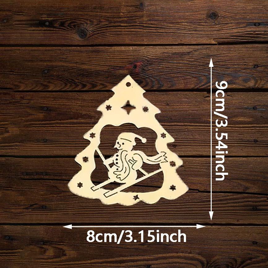 Christmas ornament Wood Unicorn Crafts Unfinished Wood Unicorn Cutouts Wooden Unicorn Hanging Ornaments DIY Craft Gift Tags