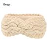 Fashion Hair Accessories Knotted Stretch Turban Ear Warmer Knitted Headbands for Women Hair Bands