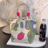 2025 Knitted Hollow-out Flower Handbag: Versatile, Large Capacity, Stylish Souvenir Gift