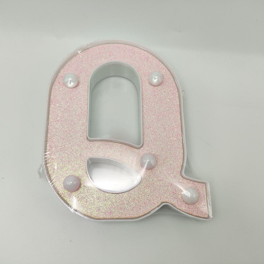 1pc Vibrant LED Lighting Letter - Battery Powered,Dimmable for Bedroom, Birthday Party, Wedding, Home, Christmas, and Eid Al-Adha Mubarak Decorations