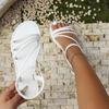 Fashion 2025 New Summer Leisure Sandals for Women Flat Shoes Soft EVA Sole Light Weight Female Daily Walking Sandalias Street Footwear