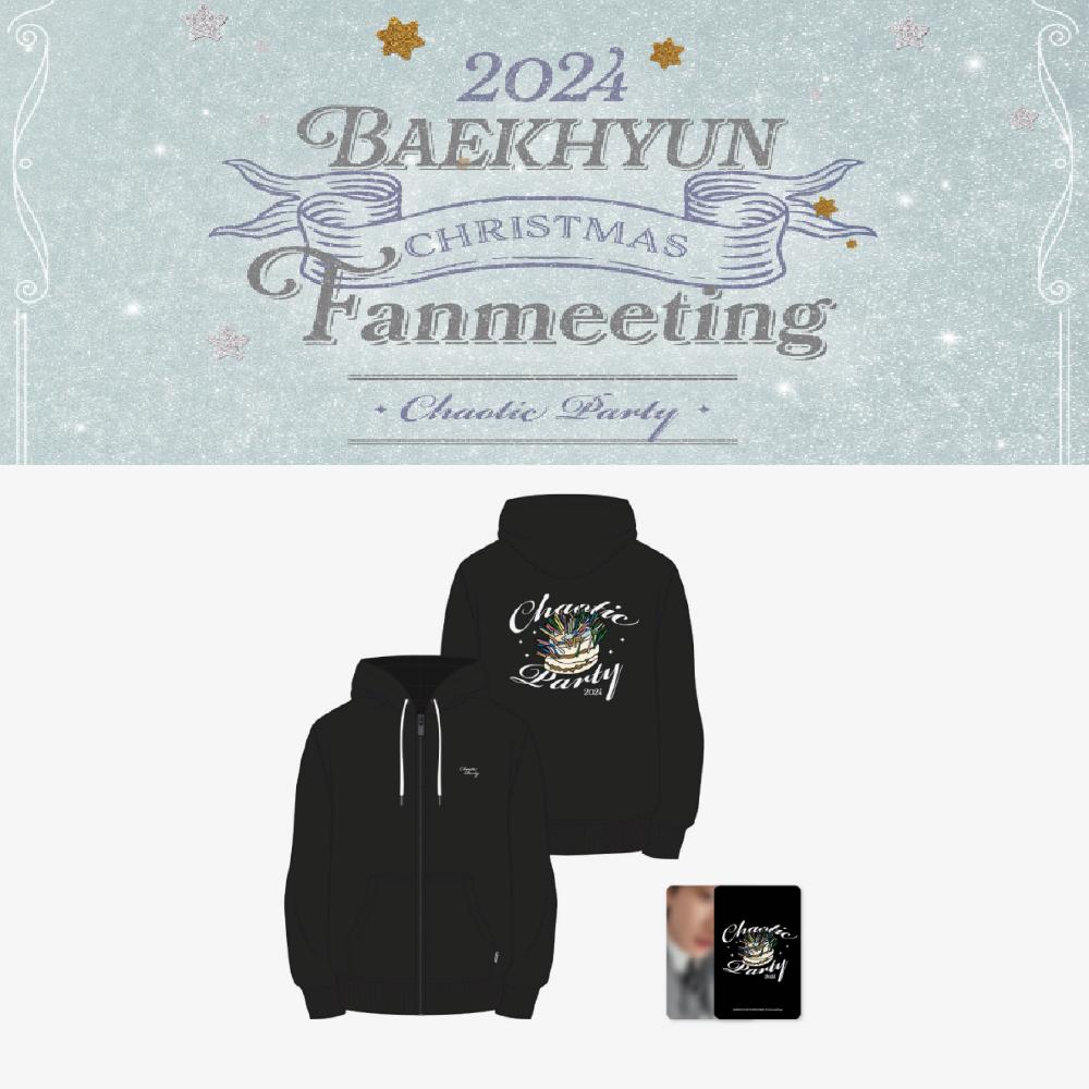 

Предварительный заказ 2024 BAEKHYUN Christmas Fanmeeting Hoodie Zip-up