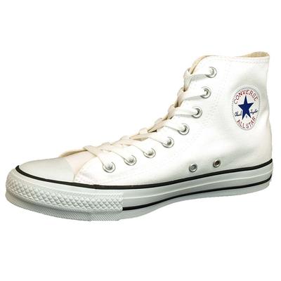 Tênis All Star Coloridos em Lona Cano Alto/Cano Baixo (Clássico) Branco preto (Topo alto) 23,5 cm