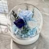 Preserved Flower Sphere: Rose & Sunflower Glass Dome Gift for Christmas & Valentine's Day