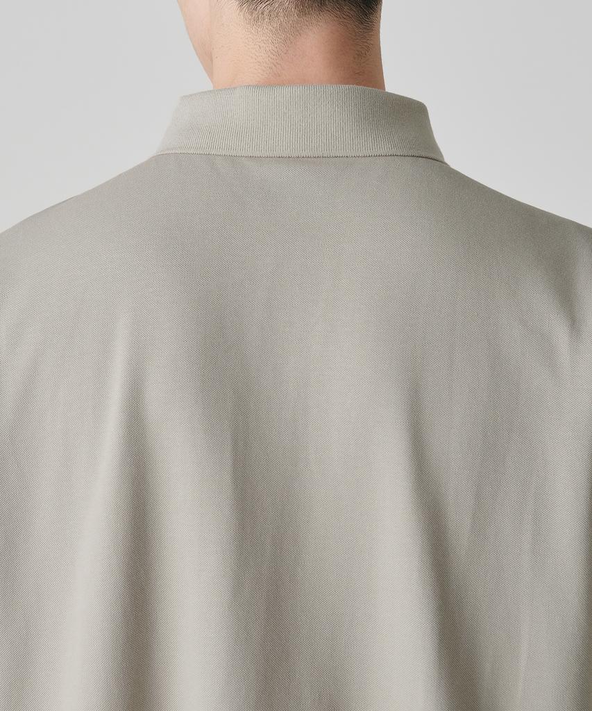 MUSINSA STANDARD [Cooltandard] Oversized Pique Polo Shirt [Grayish Beige]