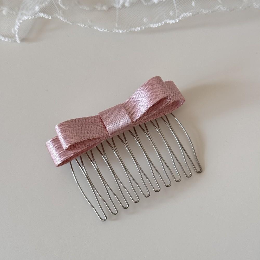 Updo Bangs Hair Clip Non-slip Broken Hair Accessories Cute Bow Hair Comb Women/Girl