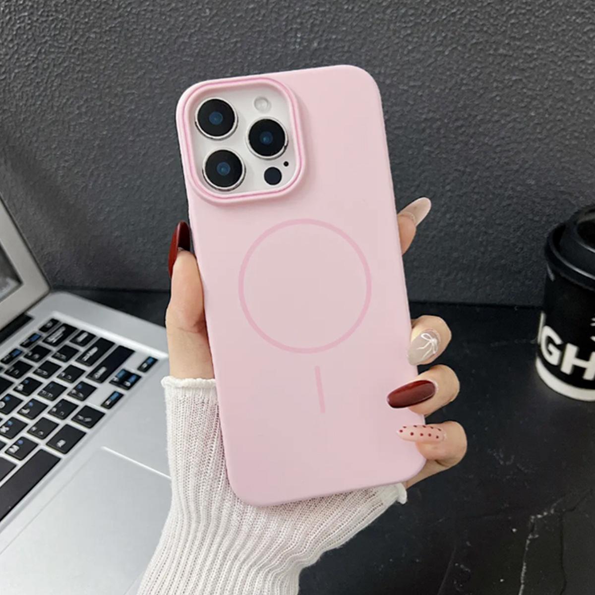 

Soft PC Shell, Anti-fall, Fashionable Mobile Phone Case, Trendy Female Couple, Trendy Male Protective Cover, Solid Color, Cute New Style For iphone 17 Pro Max