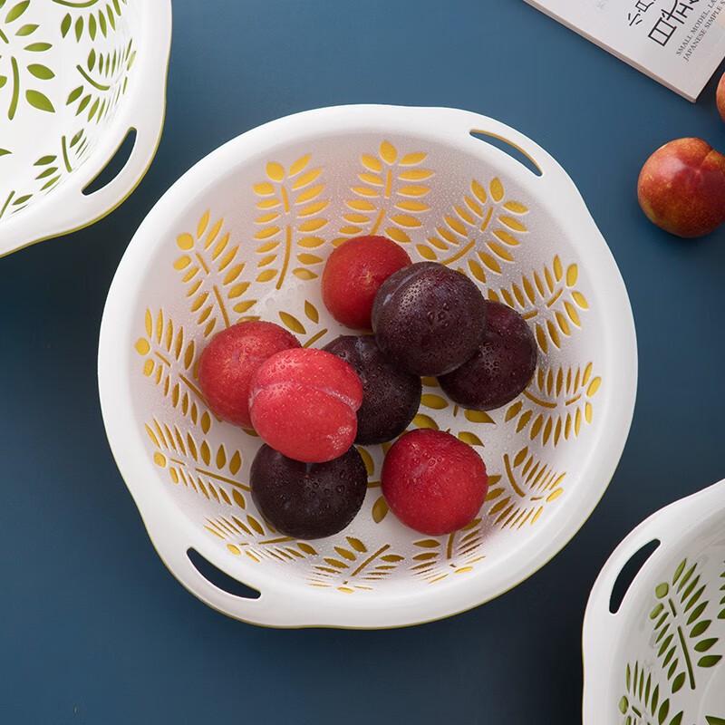 CHAHUA Round Plastic Drain Basket