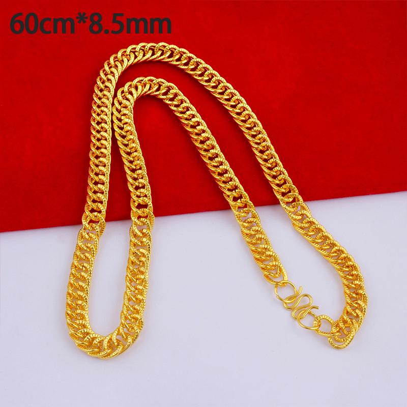 Alloy Gold Plated Necklace for Women  Fashion Imitation Snake Bone Chain Twisted Statement Chain for Evening Party