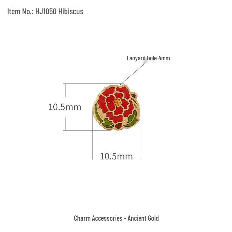 Birth Flower Gourd Bracelet & Necklace: Prosperity & Fortune DIY Bead Accessories