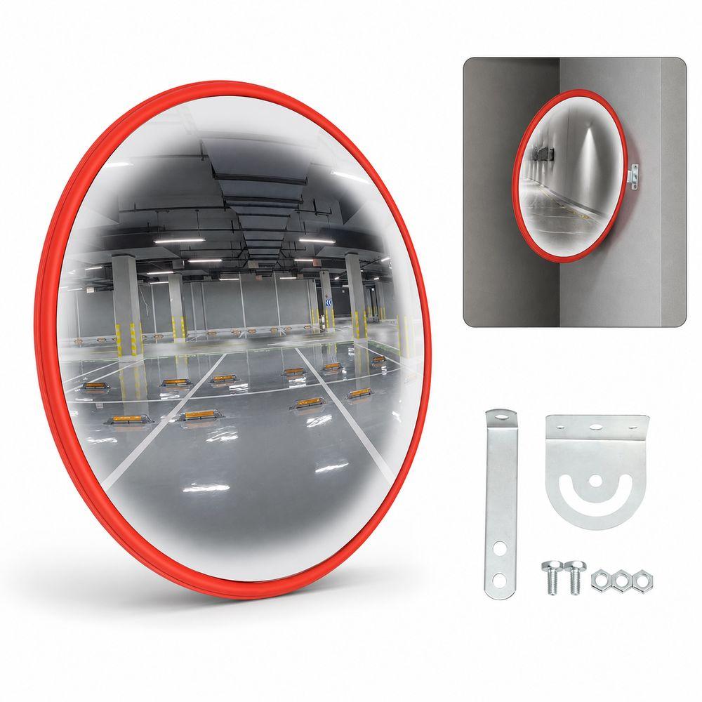 30cm Diameter Convex Safety Mirror Hemispherical Traffic Safety Mirror Corners