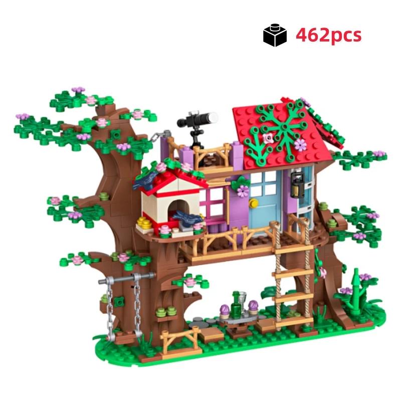 

Non-Toxic Diy Moc Creative Building Blocks 3D Forest Animal Villa Architecture Model Street View Home Decor Perfect Holiday Gift