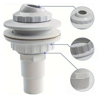 Kit Completo de Jato de Retorno para Piscina Elevada: Juntas e Adaptador de Mangueira Incluídos Peças de Ferragens para Melhoria da Casa Para Casa