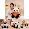 Entzückende Plüsch-Pandabär-Puppe Weiches Kuscheltier Niedliches Geschenk für Geburtstage und Souvenirs