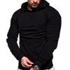 Höst och vinter Herrmode Enfärgad Huvtröja Långärmad kappa Lös Casual Slim Jacka