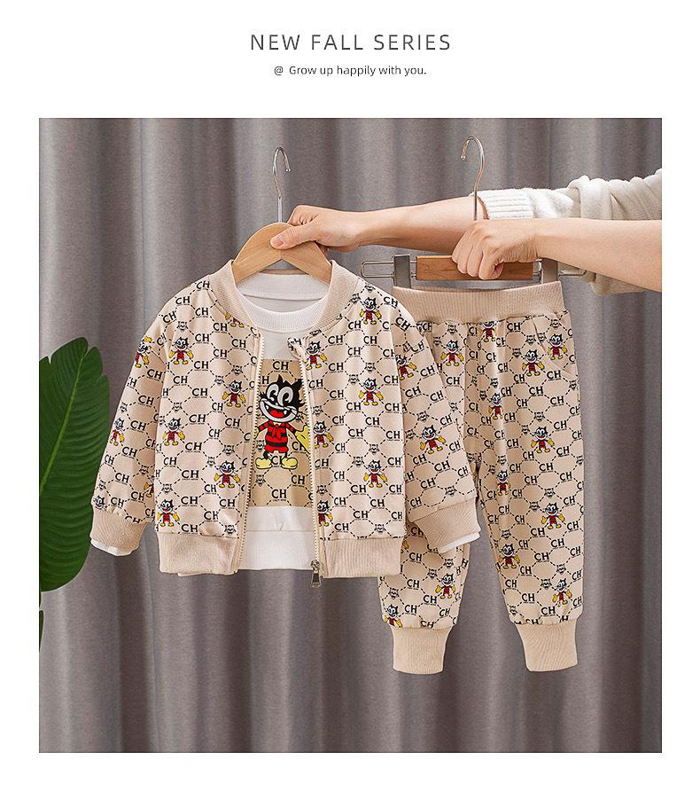 Children's Outerwear Set for Boys and Girls, Ages 1-4: Thin Style for Autumn, Spring, and Summer