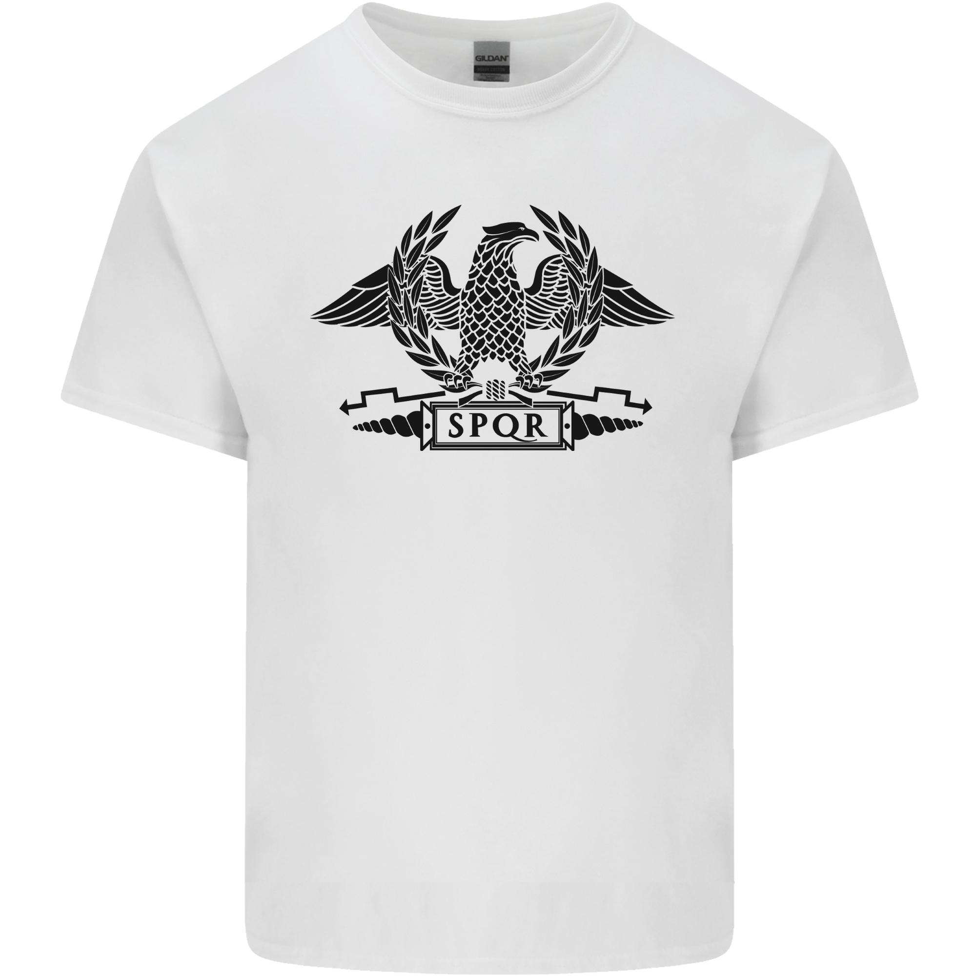 SPQR Eagle Training Bodybuilding Gym Unisexs Light Cotton TShirt S