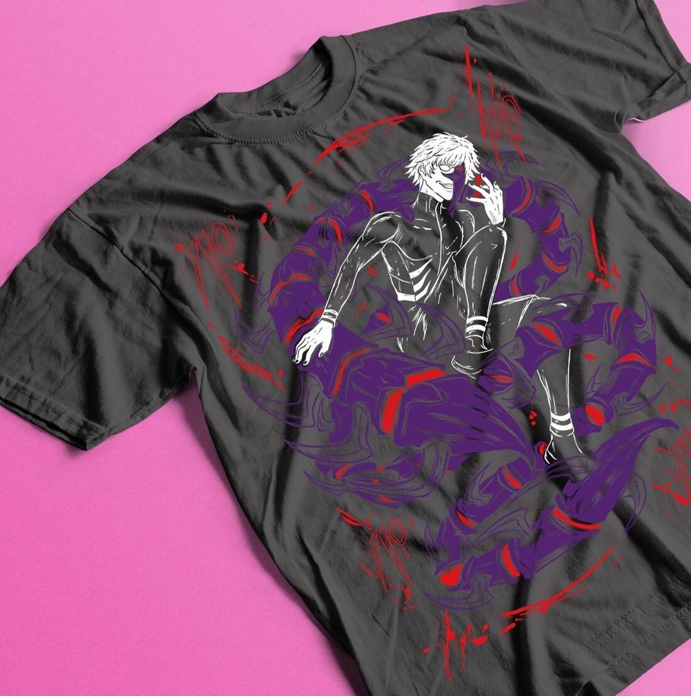 

Tokyo Ghoul T-Shirt, Ken Kaneki Tee, Horror Manga Anime Gift Shirt, Unisex 2XL