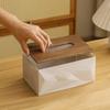 Plastic Desktop Tissue Box Portable Napkins Holder Modern Paper Storage Box  Western Restaurant
