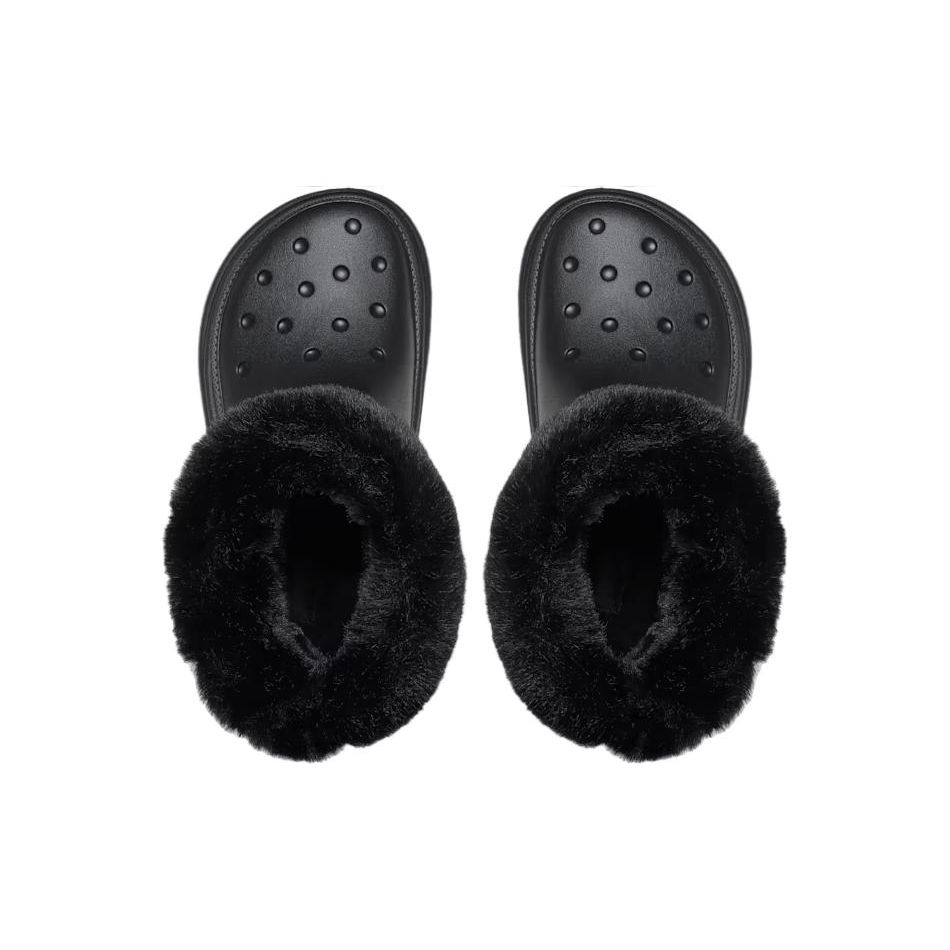 Crocs Stomp Lined Boot Black Unisex Sneakers 208718-001